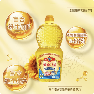 多力黄金3益葵花籽油238ml家用食用油
