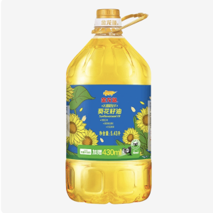 金龙鱼不油腻轻年阳光葵花籽油5.43L/桶食用油
